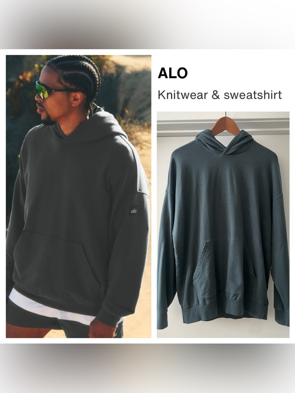 ALO Yoga Men's Double Take Hooded Sweatshirt